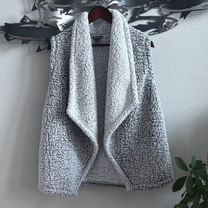 NWOT Eddie Bauer Gray Fireside Plush Vest Sz PS